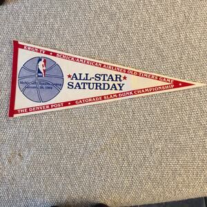 All-Star Saturday NBA Basketball Pennant 1984 Gatorade Slam-Dunk Championship